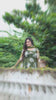 Sai Secrets Collections Women's  Anarkali _ Pavazhamali MATERIAL-FOIL PRINTED ORGANZA Olive Green.